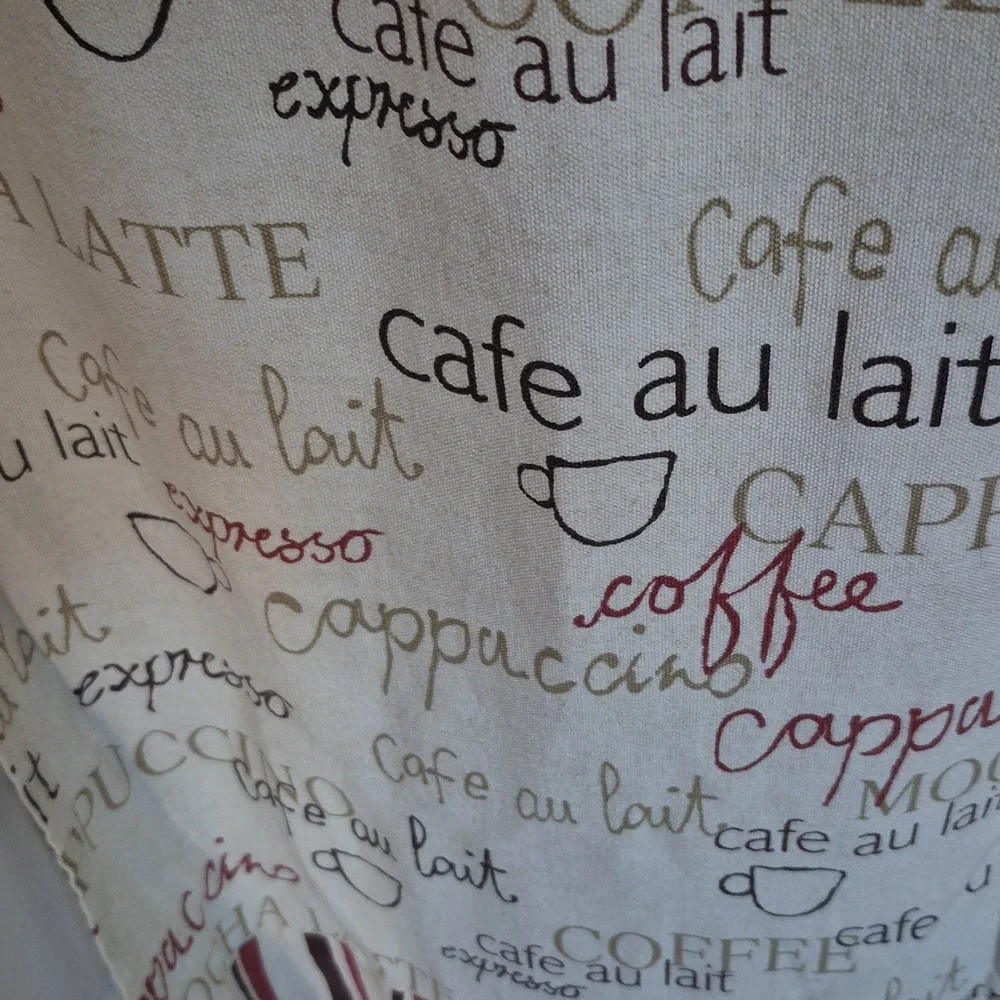 Coffee Cappucino Cafe Au Lait Curtains 2 Panels